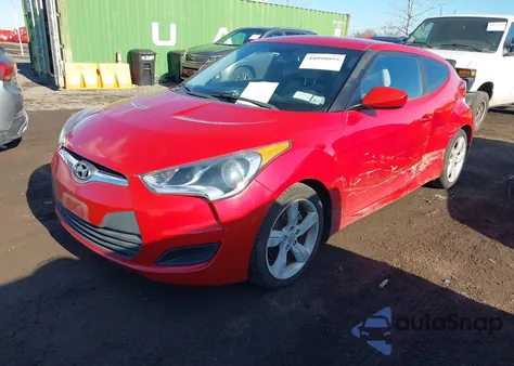 2012 Hyundai Veloster Base W/Gray z USA, uszkodzony, nr VIN KMHTC6AD5CU036445